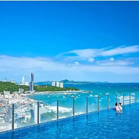 Sea View 2 Bed Room At Great Central Location Pattaya Exterior photo